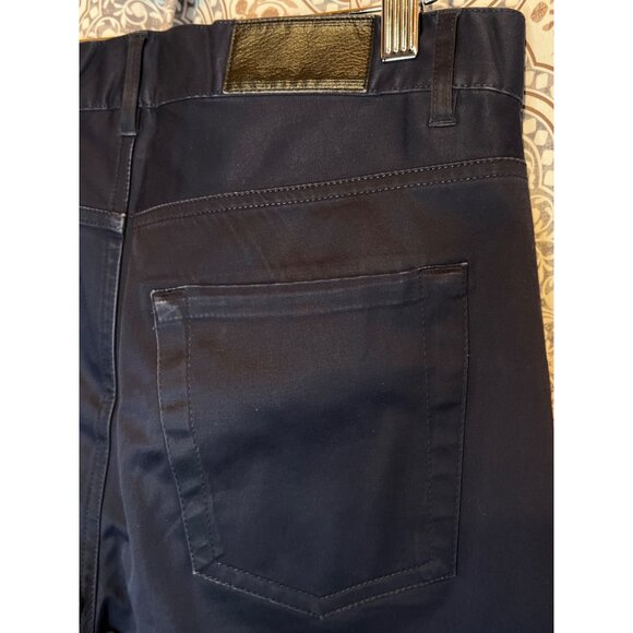 H&M Slim Fit Navy Blue Denim Jeans Mens Stretch Pants - Picture 9 of 10